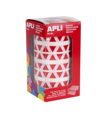 GOMET TRIANGULOS ROJO 10,5MM APLI