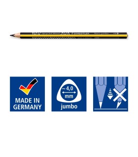 LAPIZ NORIS STAEDTLER TRIPLUS 119 JUMBO GRUESO