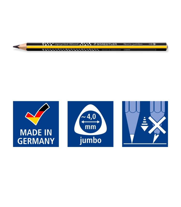 LAPIZ NORIS STAEDTLER TRIPLUS 119 JUMBO GRUESO