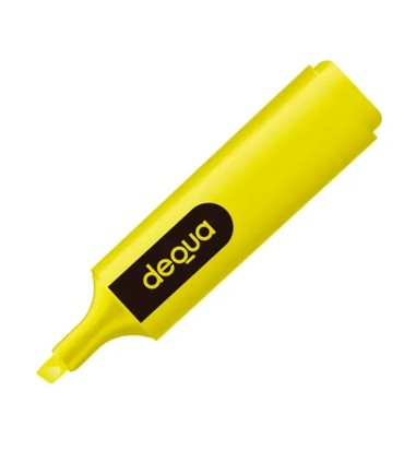 ROTULADOR FLUORESCENTE DEQUA AMARILLO 1-4MM