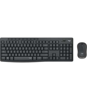 PACK TECLADO INALAMBRICO + RATON 3 BOTONES 1000dpi LOGITECH MK295 NEGRO