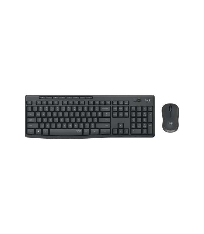 PACK TECLADO INALAMBRICO + RATON 3 BOTONES 1000dpi LOGITECH MK295 NEGRO