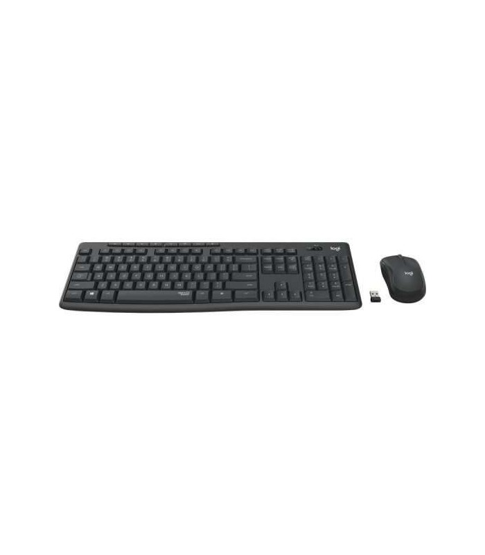 PACK TECLADO INALAMBRICO + RATON 3 BOTONES 1000dpi LOGITECH MK295 NEGRO