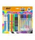 PACK DE ESCRITURA MULTICOLOR BIC - 20 PIEZAS VARIADAS