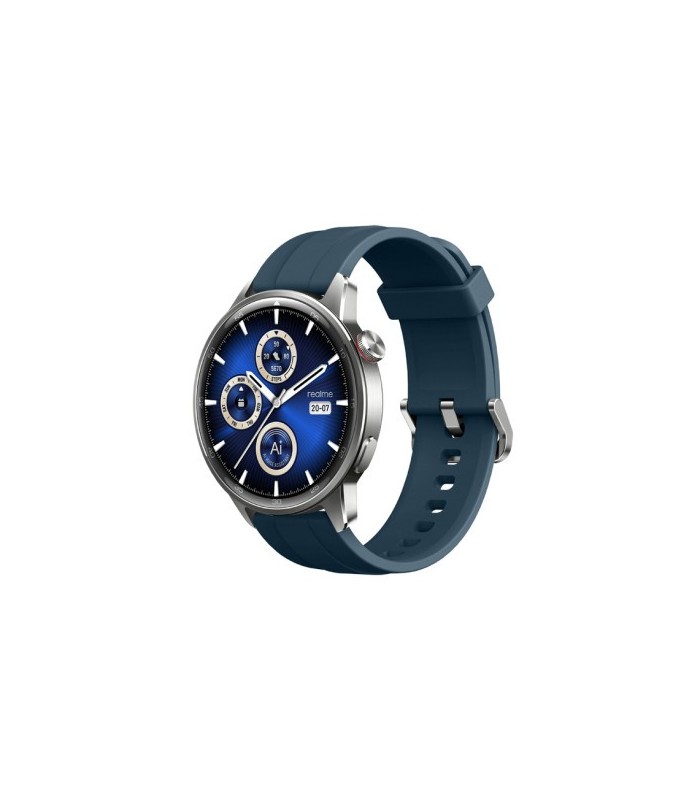 SMARTWACH REALME WATCH S2 AZUL - AMOLED 1 43" - CUERPO ACERO INOXIDABLE - BAT  20 DIAS