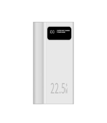 POWERBANK 30 000mAh LEOTEC CHARGE 22 5W BLANCA