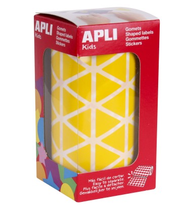 GOMET TRIANGULO AMARILLO 20MM APLI