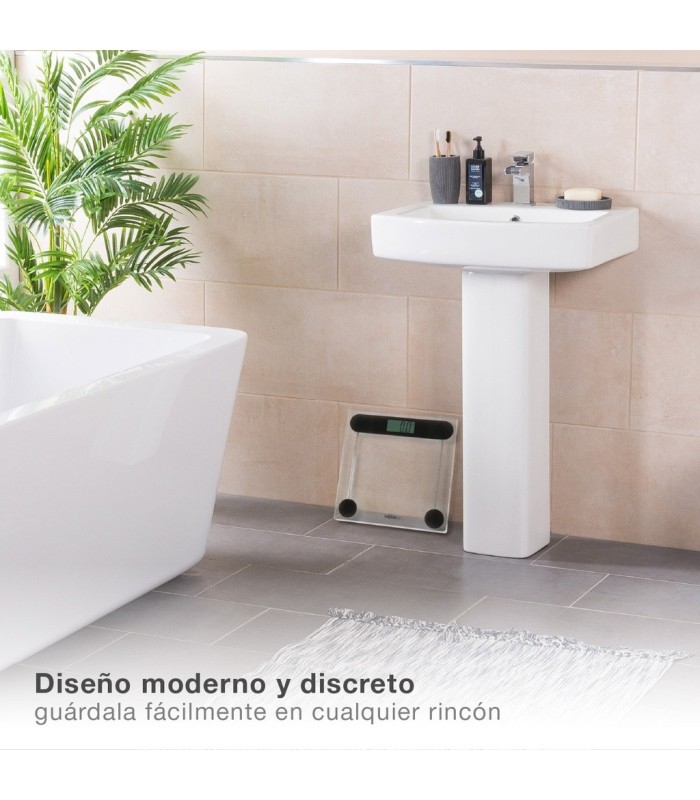 BASCULA DE BAÑO AKALE VÄLINE GSC - PESO MAXIMO 180kg  - PANTALLA LCD