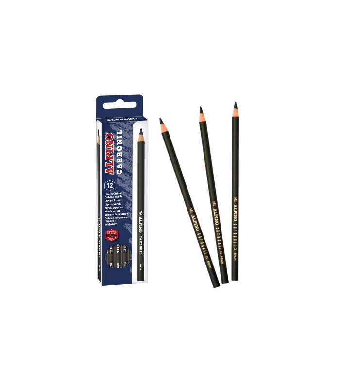 LAPIZ DE DIBUJO ALPINO CARBONIL COLOR NEGRO