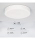 PLAFON SUPERFICIE DOWNLIGHT LED REDONDO BOGUR BLANCO 18W LUZ BLANCA 6500K 1620 LUMENES