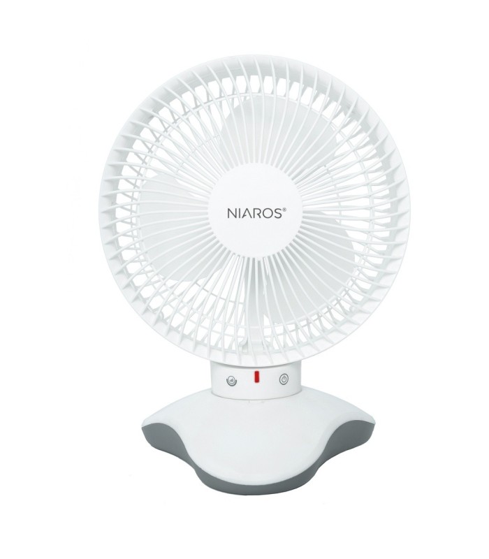 VENTILADOR SOBREMESA ZAWADI NIAROS GSC 5W Ø18cm BLANCO
