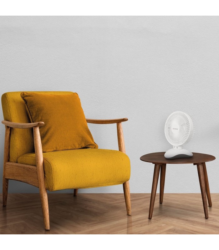 VENTILADOR SOBREMESA ZAWADI NIAROS GSC 5W Ø18cm BLANCO
