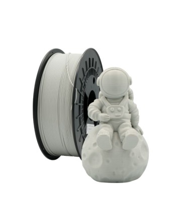 FILAMENTO 3D PLA GRIS CLARO - DIAMETRO 1,75mm - BOBINA 1kg
