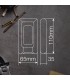 LINTERNA DE TRABAJO GSC 7W 500 LUMENES - BATERIA 3400mAh - INCLUYE IMAN Y GANCHO COLGADOR