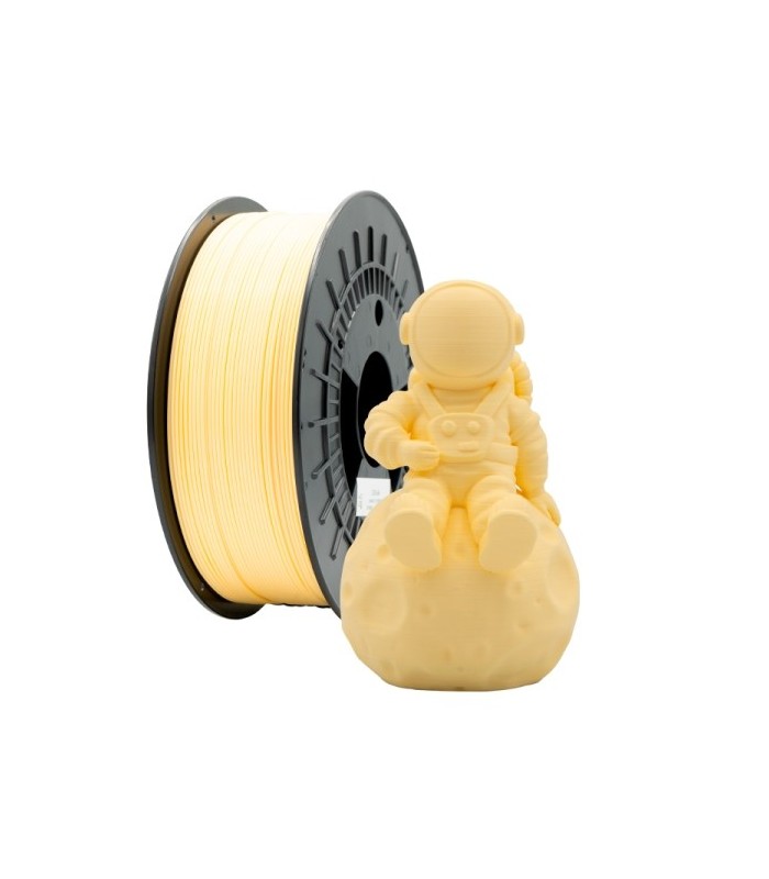 FILAMENTO 3D PLA MATE CREMA - DIAMETRO 1,75mm - BOBINA 1kg