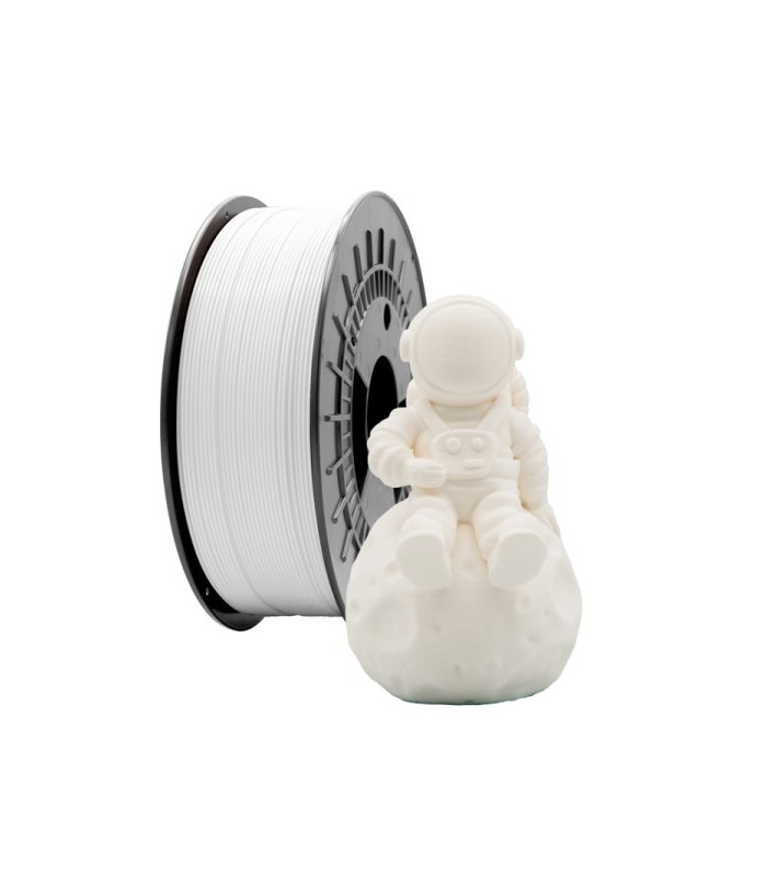 FILAMENTO 3D PLA MATE BLANCO - DIAMETRO 1,75mm - BOBINA 1kg