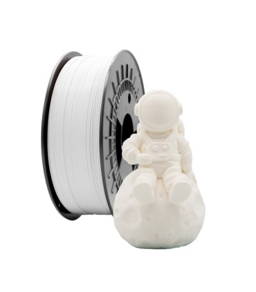 FILAMENTO 3D PLA MATE BLANCO - DIAMETRO 1,75mm - BOBINA 1kg