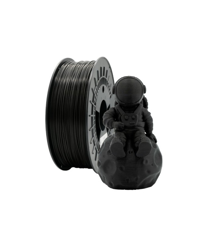 FILAMENTO 3D PLA MATE NEGRO - DIAMETRO 1,75mm - BOBINA 1kg