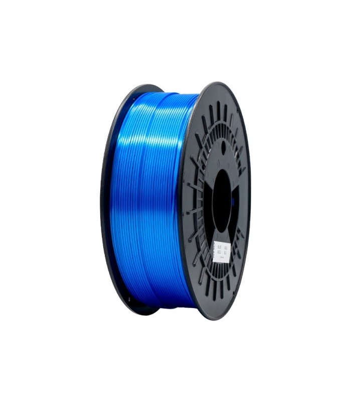 FILAMENTO 3D PLA SILK AZUL - DIAMETRO 1,75mm - BOBINA 1kg