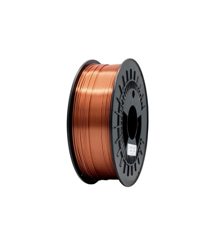 FILAMENTO 3D PLA SILK COBRE - DIAMETRO 1,75mm - BOBINA 1kg