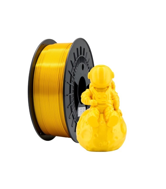 FILAMENTO 3D PLA SILK ORO - DIAMETRO 1,75mm - BOBINA 1kg