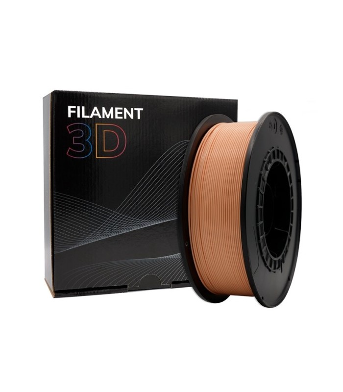 FILAMENTO 3D PLA MELOCOTON CLARO - DIAMETRO 1,75mm - BOBINA 1kg