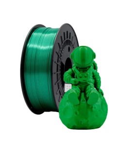 FILAMENTO 3D PLA SILK VERDE - DIAMETRO 1,75mm - BOBINA 1kg