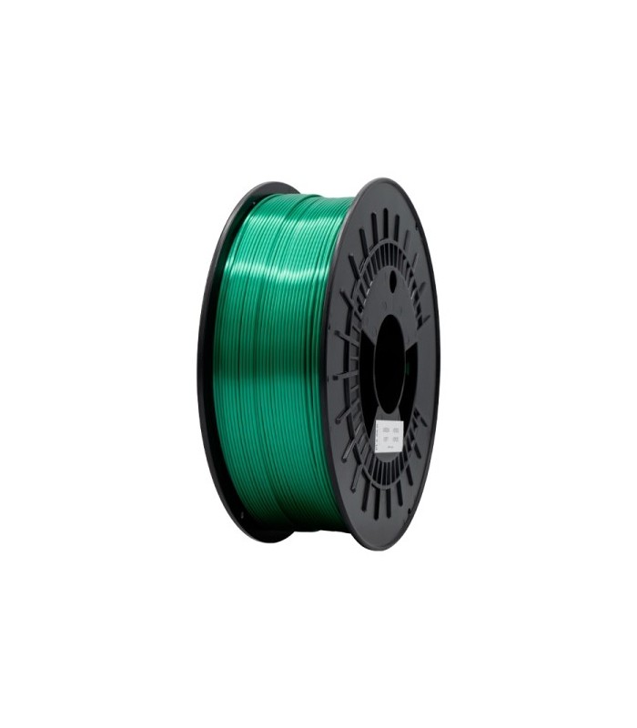 FILAMENTO 3D PLA SILK VERDE - DIAMETRO 1,75mm - BOBINA 1kg