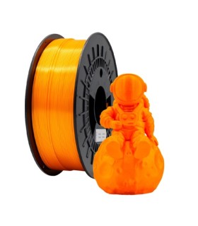 FILAMENTO 3D PLA SILK NARANJA - DIAMETRO 1,75mm - BOBINA 1kg
