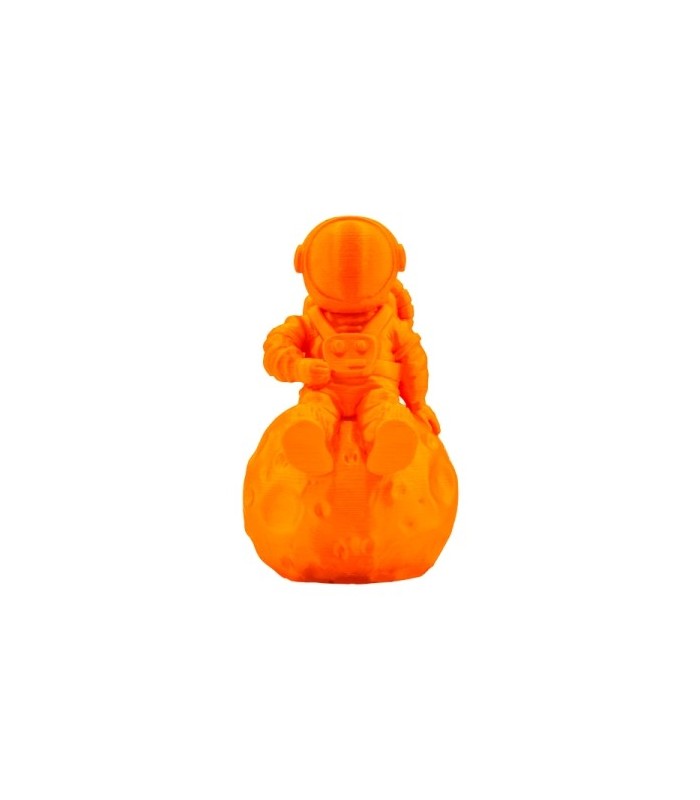 FILAMENTO 3D PLA SILK NARANJA - DIAMETRO 1,75mm - BOBINA 1kg