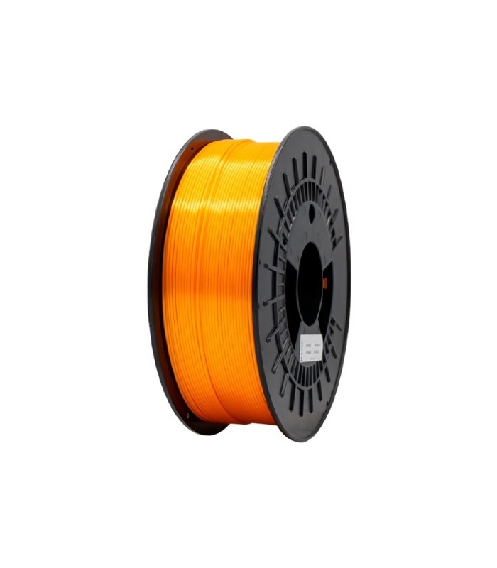 FILAMENTO 3D PLA SILK NARANJA - DIAMETRO 1,75mm - BOBINA 1kg