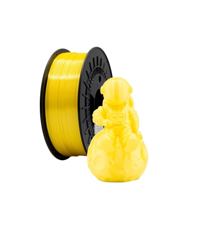 FILAMENTO 3D PLA SILK AMARILLO - DIAMETRO 1,75mm - BOBINA 1kg