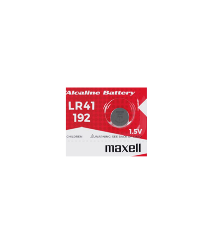 PILA ALCALINA DE BOTON MAXELL LR41 1 5V