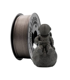 FILAMENTO 3D PLA GLITTER NEGRO - DIAMETRO 1,75mm - BOBINA 1kg