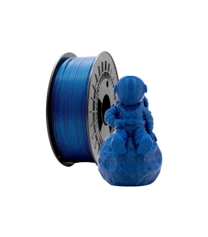 FILAMENTO 3D PLA GLITTER AZUL - DIAMETRO 1,75mm - BOBINA 1kg