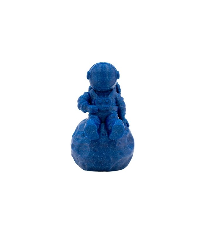 FILAMENTO 3D PLA GLITTER AZUL - DIAMETRO 1,75mm - BOBINA 1kg