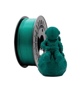 FILAMENTO 3D PLA GLITTER VERDE - DIAMETRO 1,75mm - BOBINA 1kg