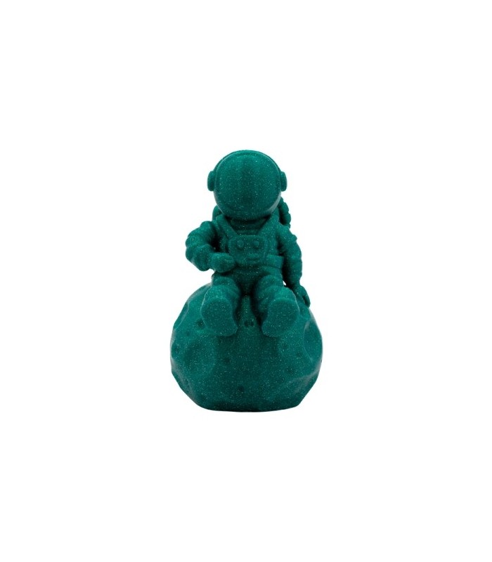 FILAMENTO 3D PLA GLITTER VERDE - DIAMETRO 1,75mm - BOBINA 1kg