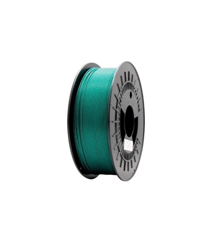 FILAMENTO 3D PLA GLITTER VERDE - DIAMETRO 1,75mm - BOBINA 1kg