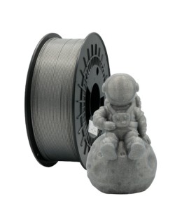 FILAMENTO 3D PLA GLITTER PLATA - DIAMETRO 1,75mm - BOBINA 1kg