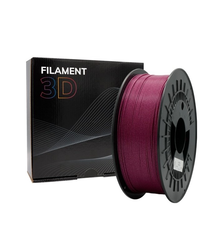 FILAMENTO 3D PLA GLITTER VIOLETA - DIAMETRO 1,75mm - BOBINA 1kg