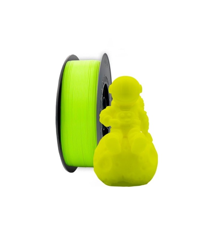 FILAMENTO 3D PLA AMARILLO FLUORESCENTE - DIAMETRO 1,75mm - BOBINA 1kg