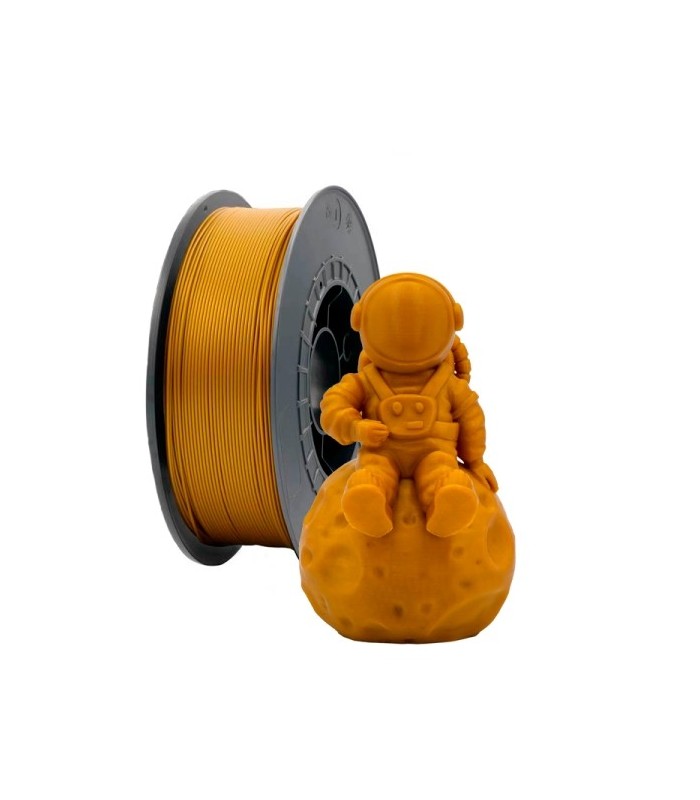 FILAMENTO 3D PLA ORO - DIAMETRO 1,75mm - BOBINA 1kg