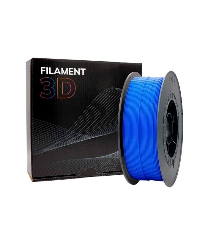 FILAMENTO 3D PLA AZUL OSCURO - DIAMETRO 1,75mm - BOBINA 1kg