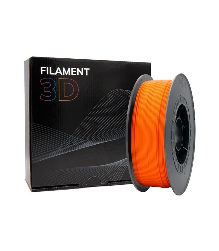 FILAMENTO 3D PLA NARANJA - DIAMETRO 1,75mm - BOBINA 1kg