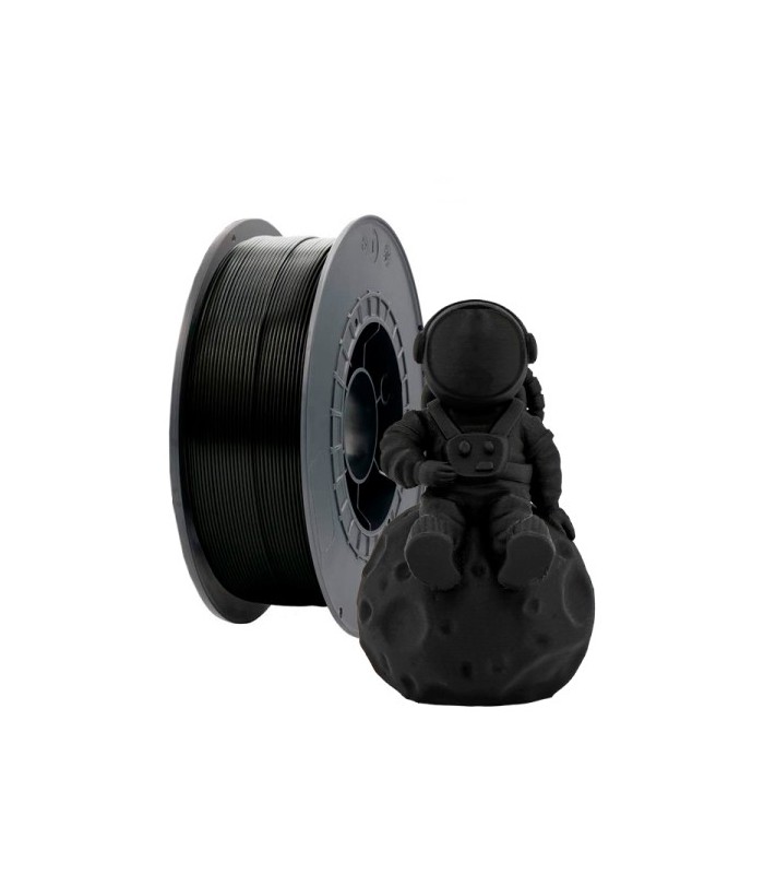FILAMENTO 3D PLA NEGRO - DIAMETRO 1,75mm - BOBINA 1kg