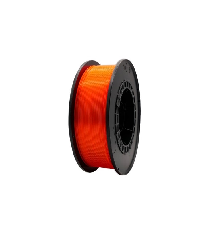 FILAMENTO 3D PLA NARANJA FLUORESCENTE - DIAMETRO 1,75mm - BOBINA 1kg