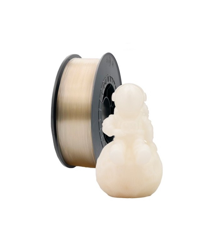 FILAMENTO 3D PLA TRANSPARENTE - DIAMETRO 1,75mm - BOBINA 1kg