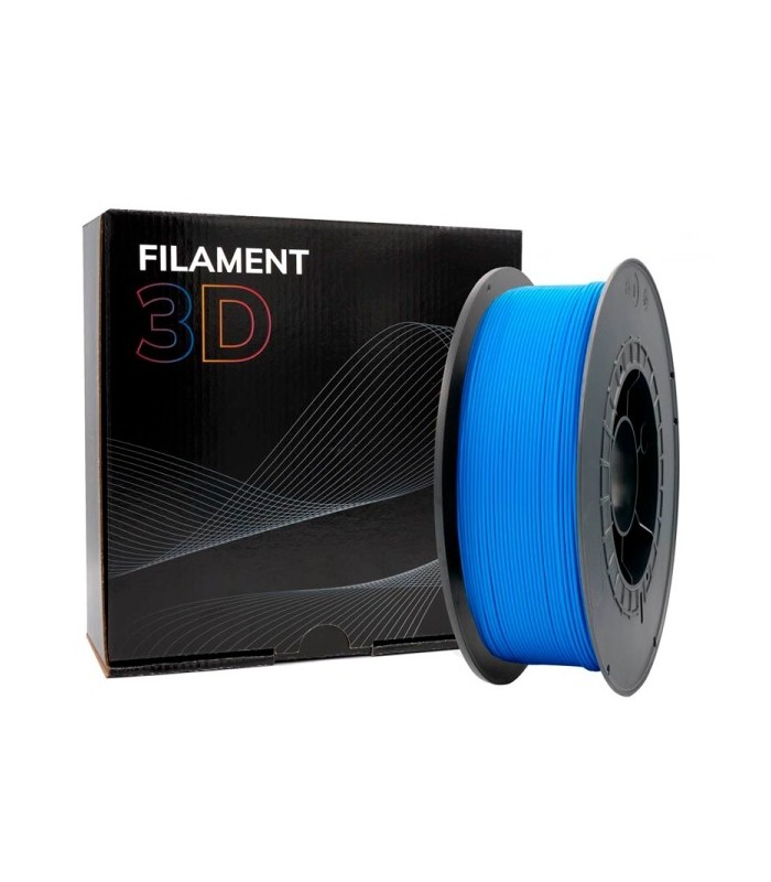 FILAMENTO 3D PLA AZUL CLARO - DIAMETRO 1,75mm - BOBINA 1kg