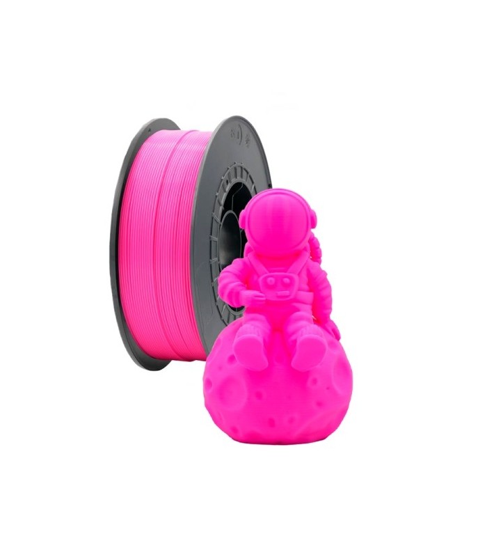 FILAMENTO 3D PLA ROSA FLUORESCENTE - DIAMETRO 1,75mm - BOBINA 1kg